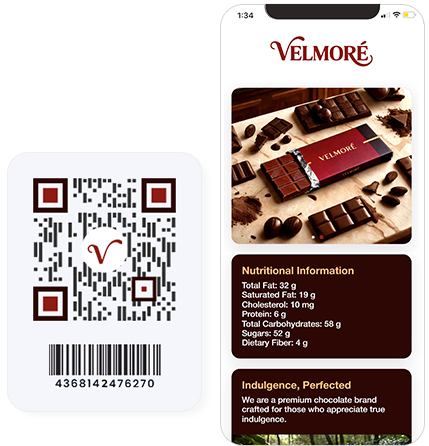 GS1 QR Code QR code sample display page with demo QR code